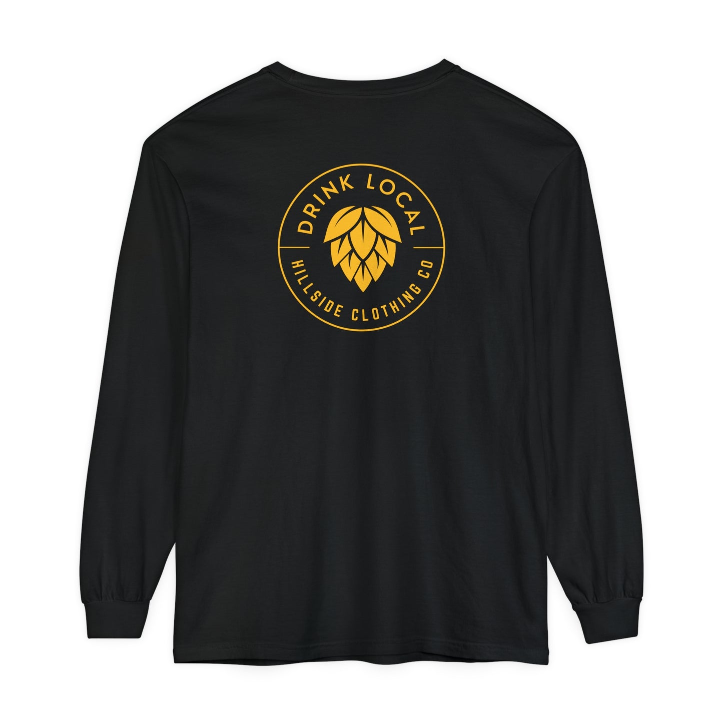Drink Local Hop Graphic Long Sleeve Tee
