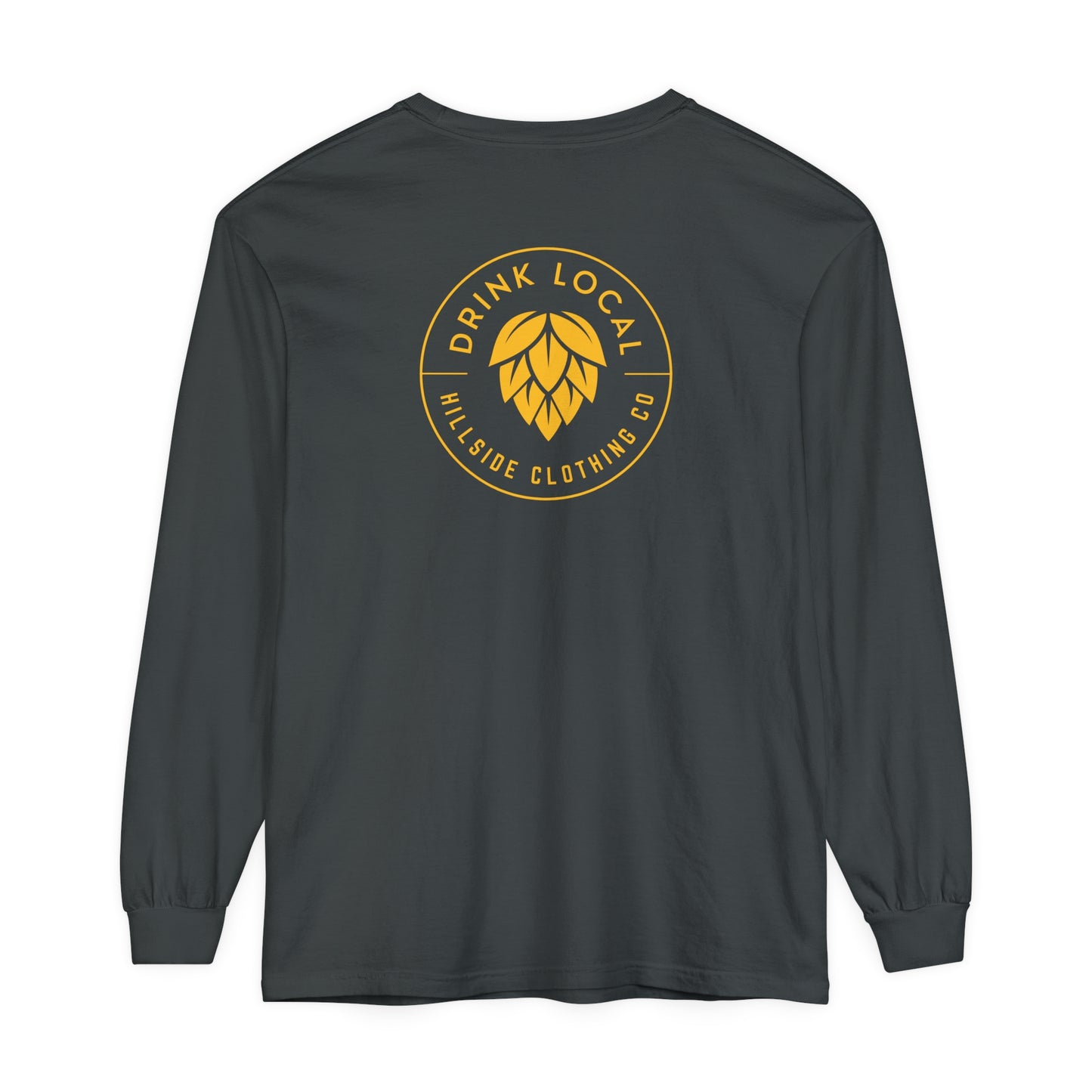 Drink Local Hop Graphic Long Sleeve Tee