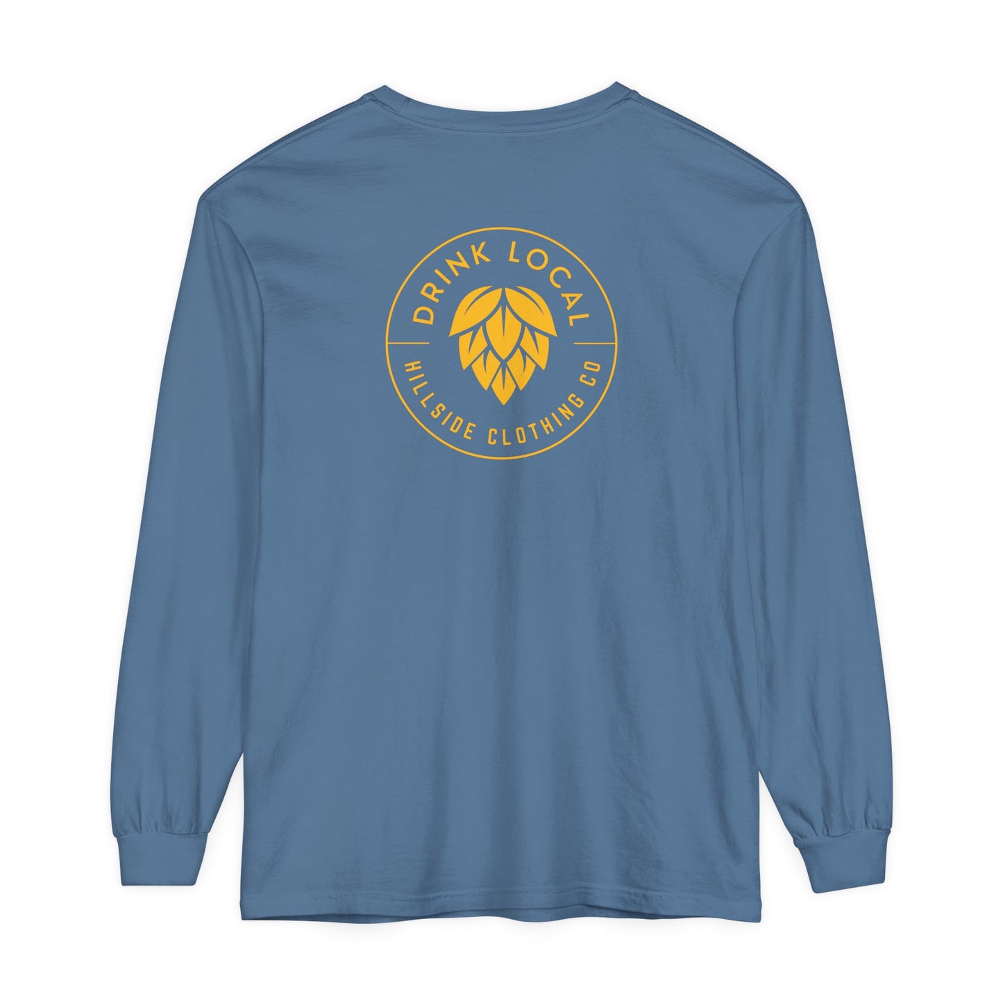 Drink Local Hop Graphic Long Sleeve Tee