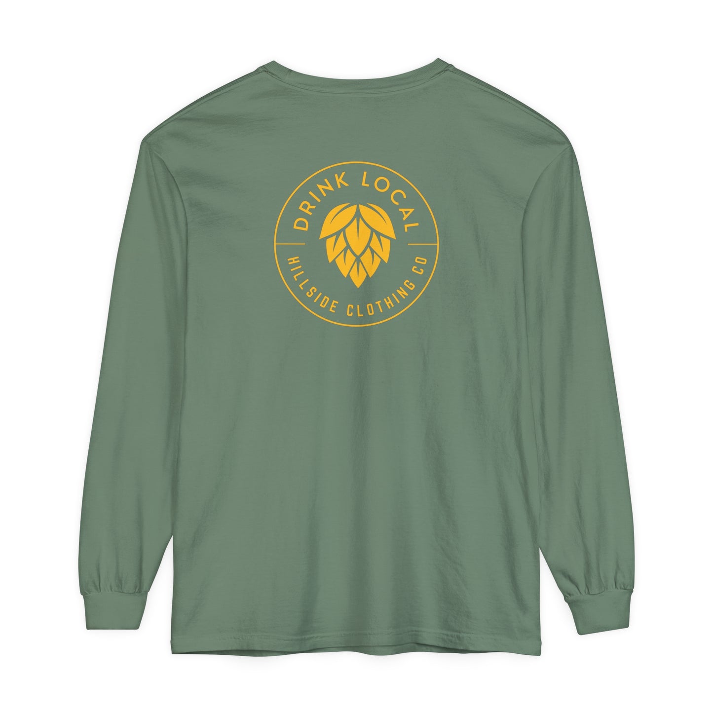 Drink Local Hop Graphic Long Sleeve Tee