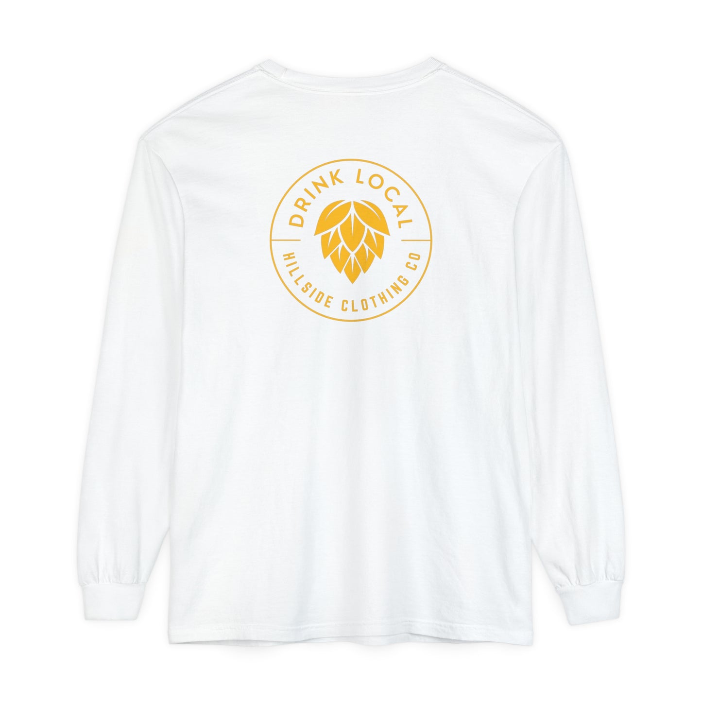 Drink Local Hop Graphic Long Sleeve Tee