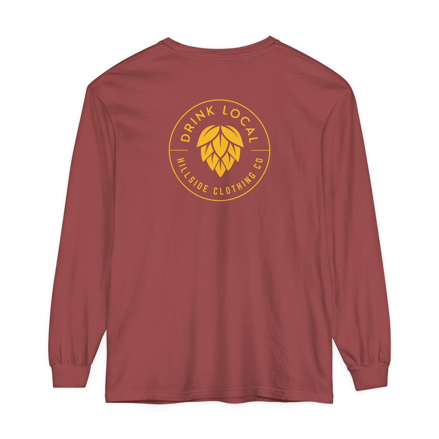 Drink Local Hop Graphic Long Sleeve Tee