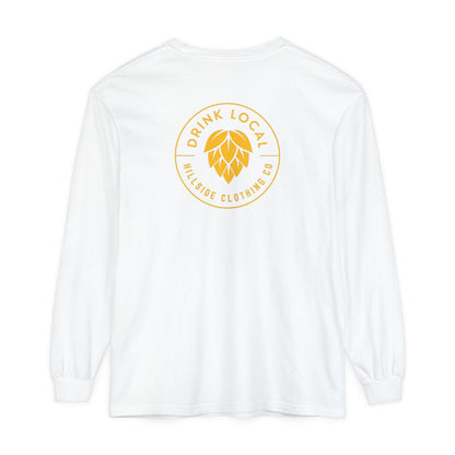 Drink Local Hop Graphic Long Sleeve Tee